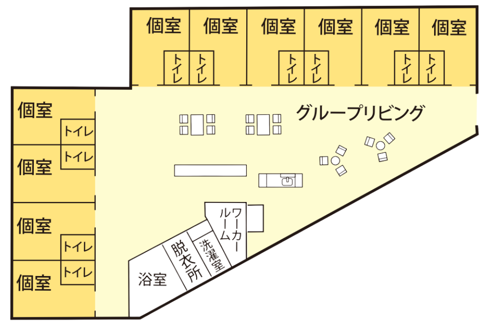 南館 平面図